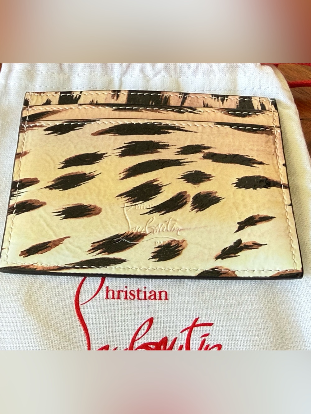 Christian Louboutin LOUBI54 Card Wallet-NWT - Picture 6 of 11